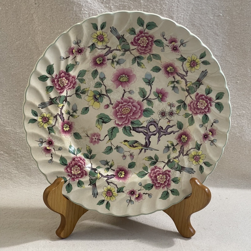 Vintage‎ James Kent Ltd Chinese Rose "Old Foley" Plate England Cottage Decor
